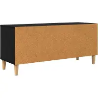 vidaXL TV-Schränk Schwarz Eichen-Optik 100 x 34,5 x 44,5 cm