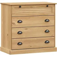 vidaXL Highboard VIGO 80x40x176 cm Massivholz Kiefer