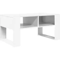 vidaXL Couchtisch Weiß 92 x 53 x 45 cm Holzwerkstoff