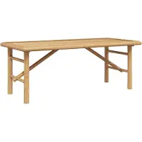 vidaXL Couchtisch Braun 110 x 50 x 43 cm Bambus