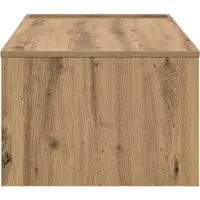 vidaXL Couchtisch Artisan-Eiche 95 x 50 x 34 cm Holzwerkstoff