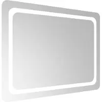 vidaXL LED-Badspiegel 80x60 cm