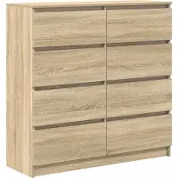 vidaXL Sideboard Sonoma-Eiche 100x35x99 cm Holzwerkstoff