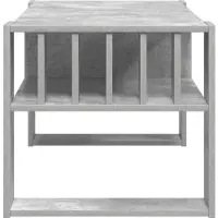 vidaXL Couchtisch Beton Grau 92 x 49,5 x 45 cm Holzwerkstoff