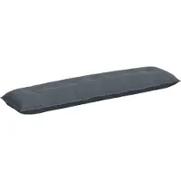 vidaXL Rückenkissen Dunkelgrau 200 x 50 cm Cordstoff