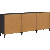 vidaXL Sideboards 3 Stk. Schwarz Eichen-Optik 60 x 35 x 70 cm