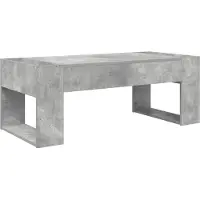 vidaXL Couchtisch Betongrau 110 x 50 x 41 cm Holzwerkstoff