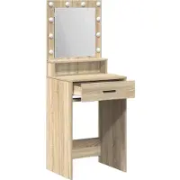 vidaXL Schminktisch Sonoma-Eiche 50 x 41 x 135 cm Holzwerkstoff