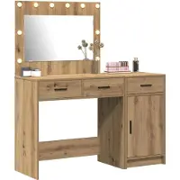 vidaXL Schminktisch 2 stk. Braun 40 x 41 x 75 cm Holzwerkstoff