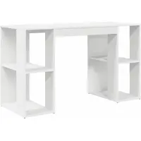 vidaXL Schreibtisch Weiß Holzwerkstoff 130 x 50,5 x 75 cm
