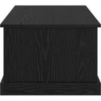 vidaXL Couchtisch Schwarz Eichen-Optik 90 x 50 x 35 cm Holzwerkstoff