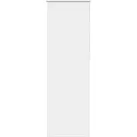 vidaXL Verdunkelungsrollo Weiß 85x210cm Stoffbreite 80,7 cm Polyester