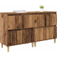 vidaXL Sideboards 2 Stk. Altholz 60 x 35 x 70 cm Holzwerkstoff