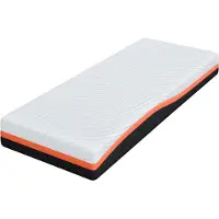 vidaXL Matratze Weiß und Schwarz 80 x 200 cm Jacquard-Stoff