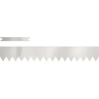vidaXL Raseneinfassung 50 stk. 100 x 0,05 x 15 cm Edelstahl Silber