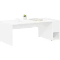 vidaXL Couchtisch Weiß 101,5 x 50 x 37 cm Holzwerkstoff