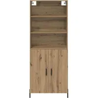 vidaXL Highboard Artisan-Eiche 69,5 x 32,5 x 180 cm Holzwerkstoff