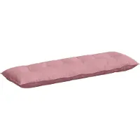 vidaXL Rückenkissen Rosa 160 x 50 cm Cordstoff