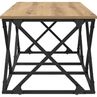 vidaXL Couchtisch Artisan-Eiche 100 x 49 x 40 cm Holzwerkstoff