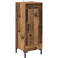 vidaXL Highboard Altholz 34,5 x 34 x 180 cm Holzwerkstoff