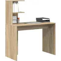 vidaXL Schreibtisch Sonoma-Eiche 102 x 50 x 124 cm Holzwerkstoff