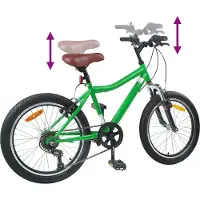 vidaXL Kinderfahrrad 20 Zoll 6-Geschwindigkeit für 6-11 Jahre alt Grün
