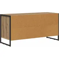 vidaXL TV-Schränk 100 x 36 x 49,5 cm Kunsthandwerk Eiche Holzwerkstoff