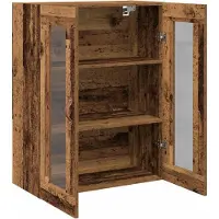 vidaXL Wandschrank Altholz 69,5 x 34 x 90 cm Holzwerkstoff