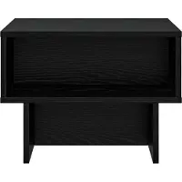 vidaXL Couchtisch Schwarz Eichen-Optik 48 x 46 x 35 cm Holzwerkstoff