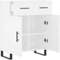 vidaXL Sideboard Weiß 69,5x34x90 cm Holzwerkstoff