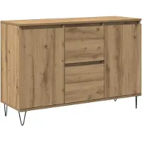 vidaXL Sideboard Artisan-Eiche 101,5x35x70 cm Holzwerkstoff