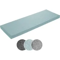 Sleepling Bankauflage 150 x 40 cm, türkis, Unterseite Antirutsch, Bankkissen, Sitzkissen für Fensterbank, Bezug waschbar,