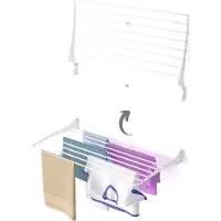Foxydry Fold – Wand-Wäscheständer klappbar, rostfrei und für innen und außen