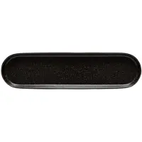 Costa Nova Notos Teller flach, oval, latitude black, Länge: 354 mm