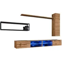 Xl Moebel Gmbh Braun Luxus Neu Wohnwand Set Wohnzimmermöbel Einrichtung Wandschrank Wand Regal
