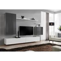Xl Moebel Gmbh Komplette Wohnwand Weiß TV Ständer Wohnzimmermöbel Sideboard Wandschrank Neu