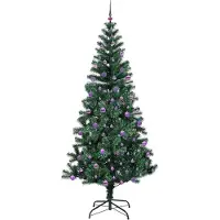 vidaXL Nova (mit LEDs &lilafarbenen Kugeln)