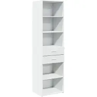 vidaXL Highboard Weiß 50x42,5x185 cm Holzwerkstoff
