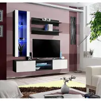 Xl Moebel Gmbh Komplette Wohnwand Hänge Vitrine Wohnzimmermöbel Designer Garnitur Wandregale