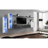 AEA Wohnwand Designer Komplett Set Luxus Möbel Neu 3x Wandschrank Möbel Garnitur