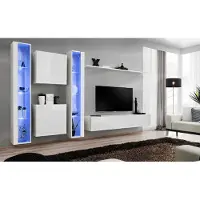 AEA Designer Modern Wohnwand Luxus Regale Komplett Wand Schrank Wohnzimmermöbel