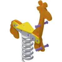 Xl Moebel Gmbh Schaukelwippe Wippgerät Wippe Schwingwippe Kinderwippe Spielplatz Giraffe