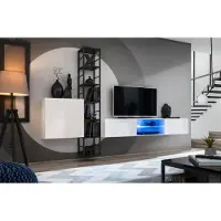 Xl Moebel Gmbh Wohnzimmer Komplett Set 3 tlg Luxus Wohnwand Wandschrank TV-Ständer Design