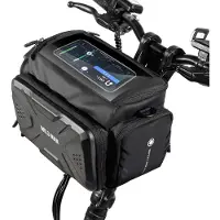 WildmanT Fahrradhalter / Tasche mit Lenkerabdeckung, mit Schloss WILDMAN GS6 4L 4" - 7"