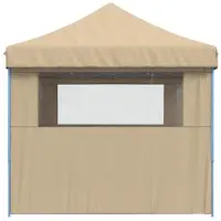 vidaXL Party-Zelt Beige 292 x 440 x 315 cm Oxford-Stoff