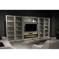 AEA xxl wohnwand schrank wohnwände design möbel kamin feuerstelle schrankwände