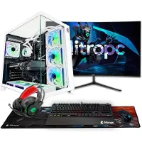 Nitropc Gaming-Desktop-PC Pack Extrême - AMD Ryzen 7 7700X, NVIDIA GeForce RTX 5060 Ti 16 GB, 32 GB RAM, 1 TB SSD, Windows 11 Pro