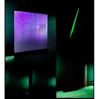 Xl Moebel Gmbh Wandpaneel Trennwand Wasser Wand LED Wasserwand Design Beleuchtet 250x200 Wände