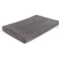 Letti Orthopädisches Haustierbett Soffy Mat 70/90 grau Latexmatte für Hunde & Katzen, 100 % Latex, wasserdicht, atmungsaktiv, langlebig –