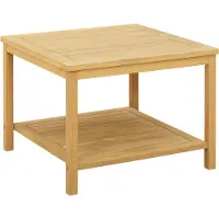 vidaXL Beistelltisch Öl-Natur 60 x 60 x 45 cm Massivholz Akazie